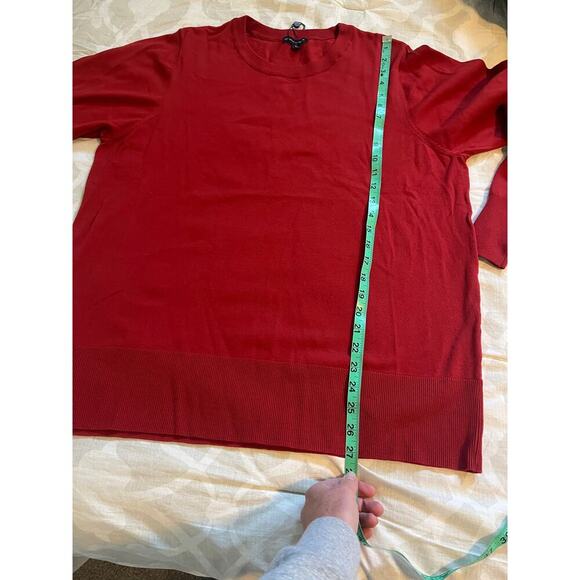 Universal standard red‎ crewneck sweater women’s XL/ 1X new with tags - Picture 5 of 9